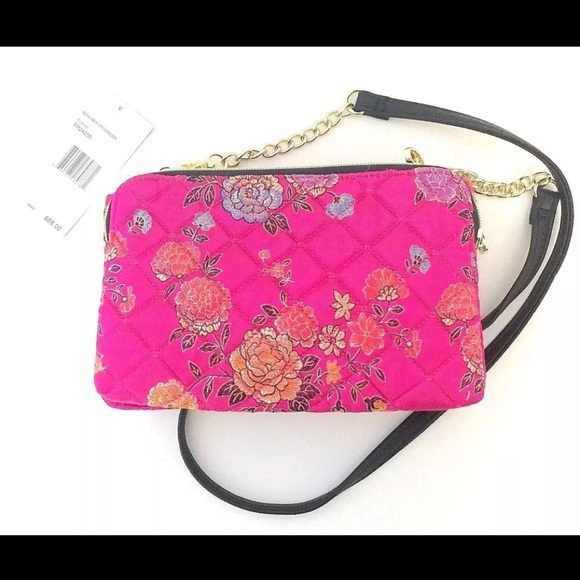 Betsey Johnson Pink Handbag Crossbody Purse New - Picture 6 of 8